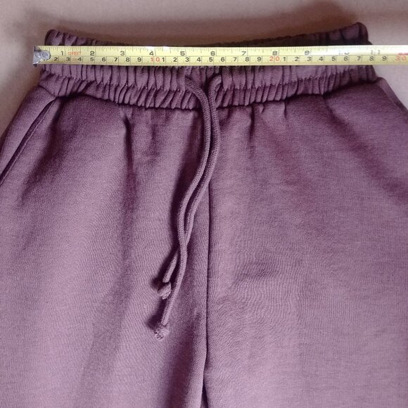 NEW WITH TAGS Zara cotton blend soft brown joggers sweatpants Small - Picture 12 of 15